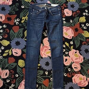 rag & bone Dark Blue Skinny Jeans